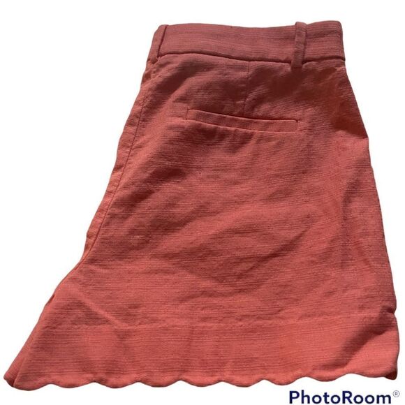 J. Crew Scallop Pink Shorts Size 4 - Picture 1 of 7